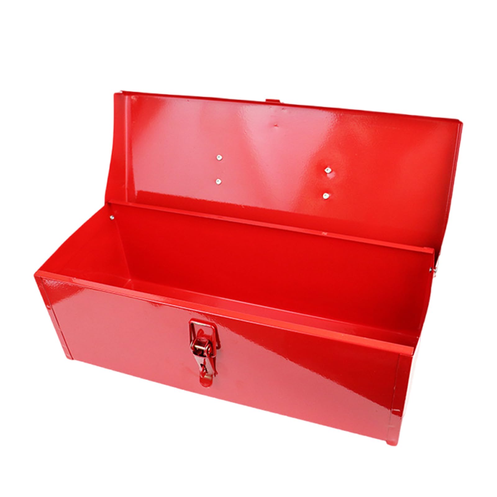 Portable Metal Tool Box Case with Sturdy Handle Suitable for Garage Truck & Camping Use Hobbyists and Repair Enthusiasts Workshop Tool Containers