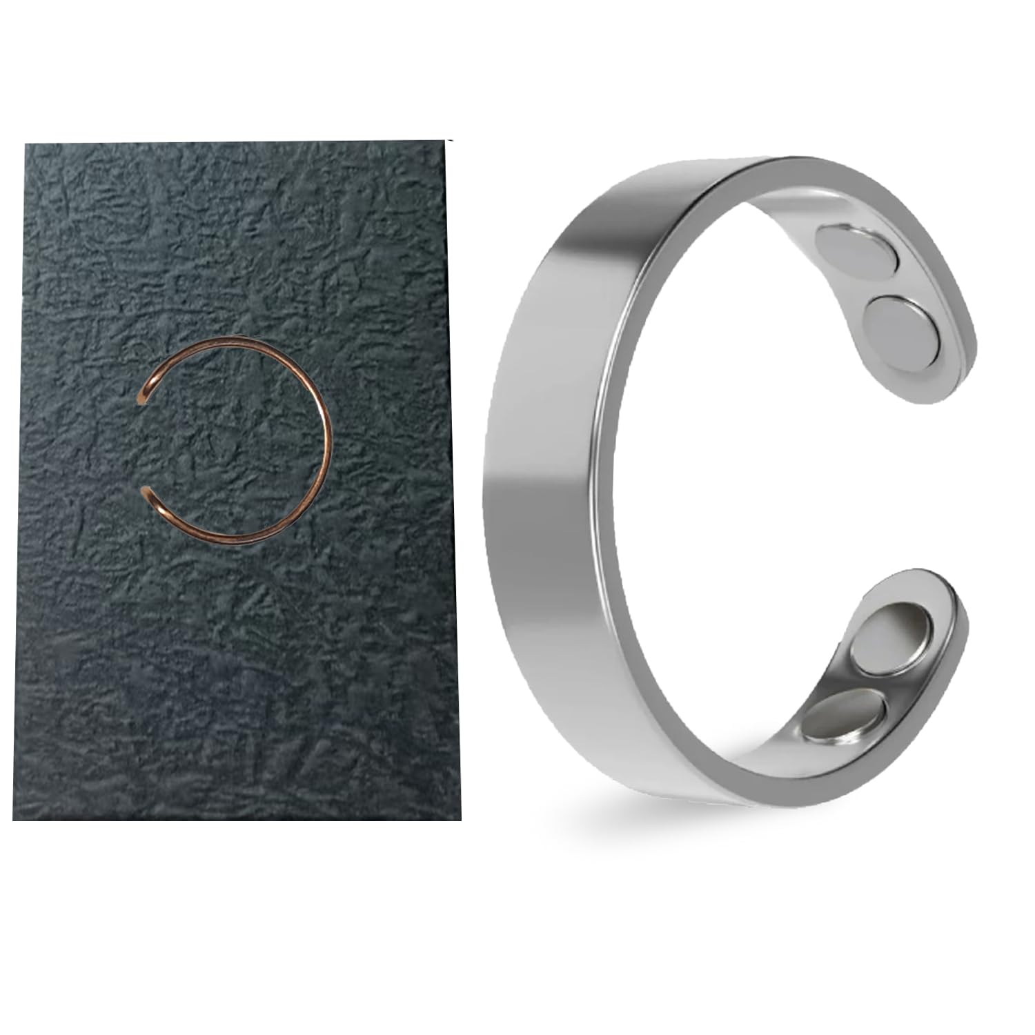 Vitalring-Söstni Ring für Damen im Wechseljahr - Beruhigt Seine Gefühle - 925 Silber,Vintage Stil, 2,5 cm