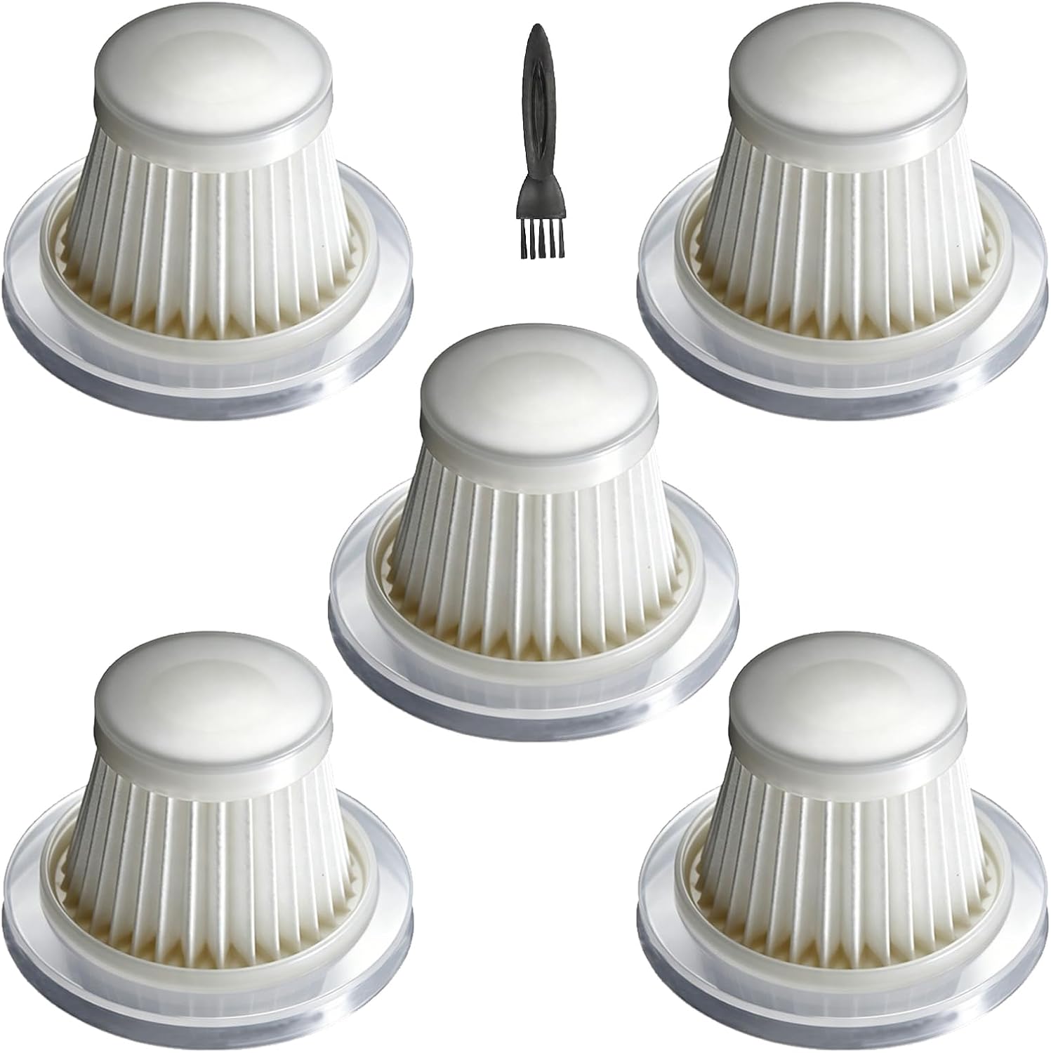 5Pack Hepa Filters Replacement Compatible with Mr.ego V1 Car Vacuum Portable Cordless, Also Works with AYOUGE AUG508 Car Portable Vacuum image 5