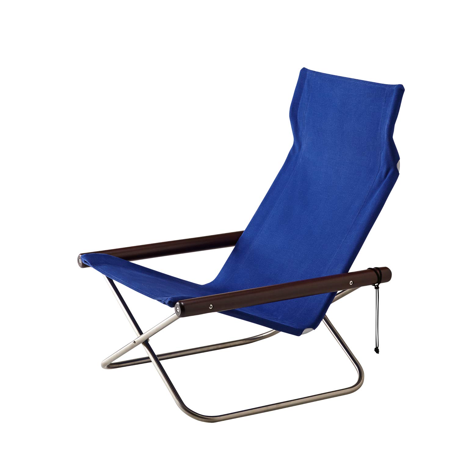 Amazon｜ニーチェアX ダークブラウンブルー【日本製】｜折りたたみ  