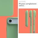 YATWIN Silicone Case for iPhone 17 Air, Soft-Touch, Shockproof, DustProof, Antiskid Phone Cover for Apple iPhone 17 Air - Mint Green gallery image