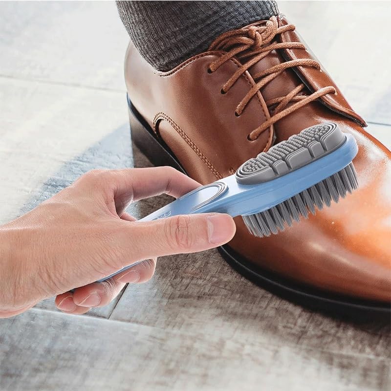 Multi-Functional Shoe Brush Clothes Clean Shoes Scrubbing Cleaning Soft Silicone