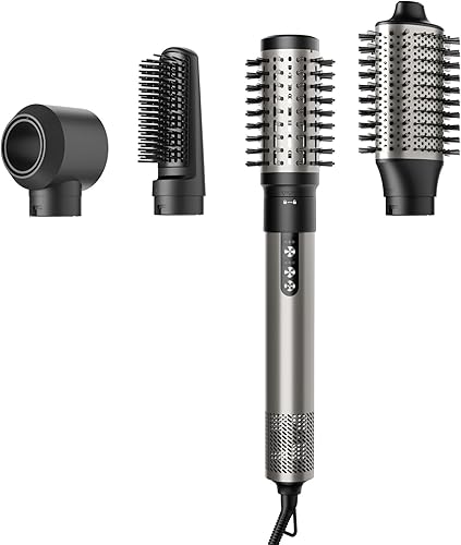 Cepillo secador de pelo y estilizador de pelo, 110,000 rpm, secador de pelo iónico negativo de alta velocidad, secado rápido, multipeinador, cepillo