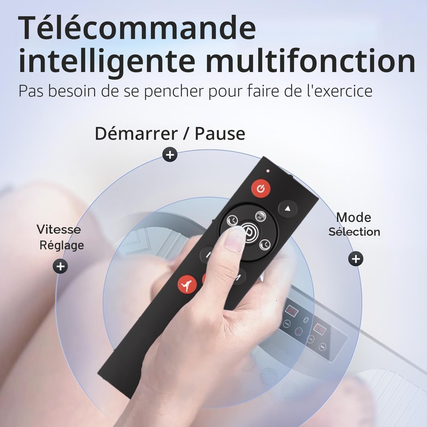 JOROTO JV30 Vibration Plate | Entraînement de Tout Le Corps pour la Maison| 9 Modes d'agitation | 99 Niveaux de Vibration | avec Bandes de résistance à Distance | Capacité de Charge 150kg
