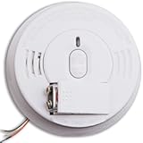 Smoke Detector, Hardwired Smoke Alarm with Battery Backup, Front-Load Battery Door, Test-Silence Button, 1 Pack