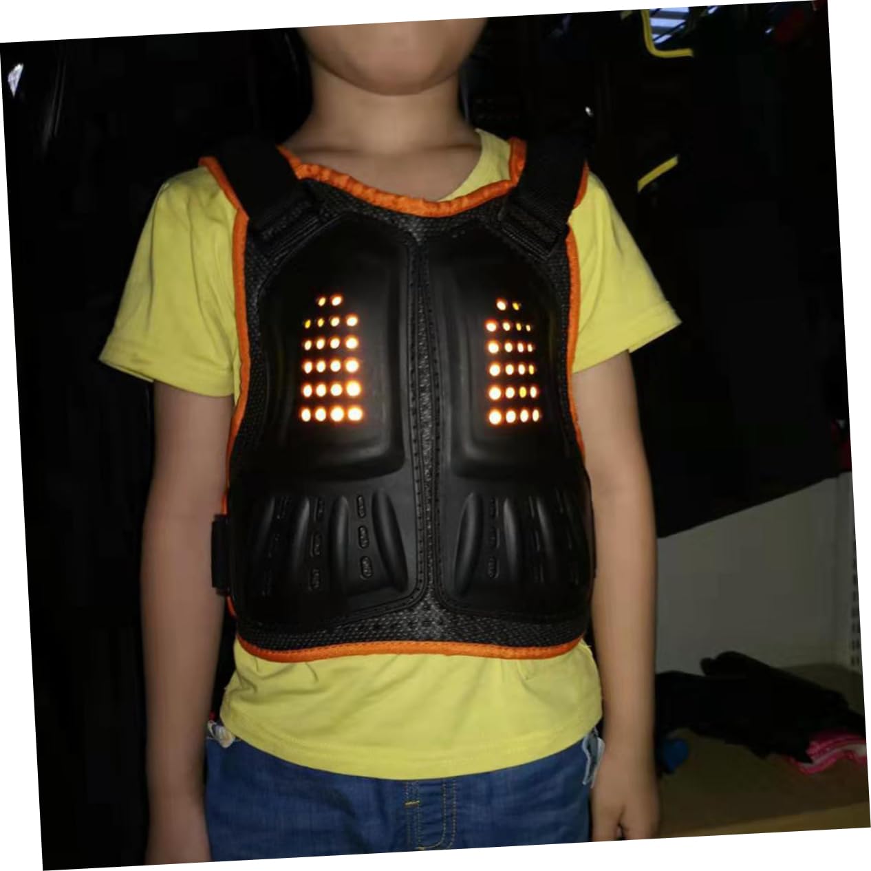 NAMOARLY Adjustable Waist Straps Kids Sports Accessories Cycling Protective Vest Reflective Vests for Kids