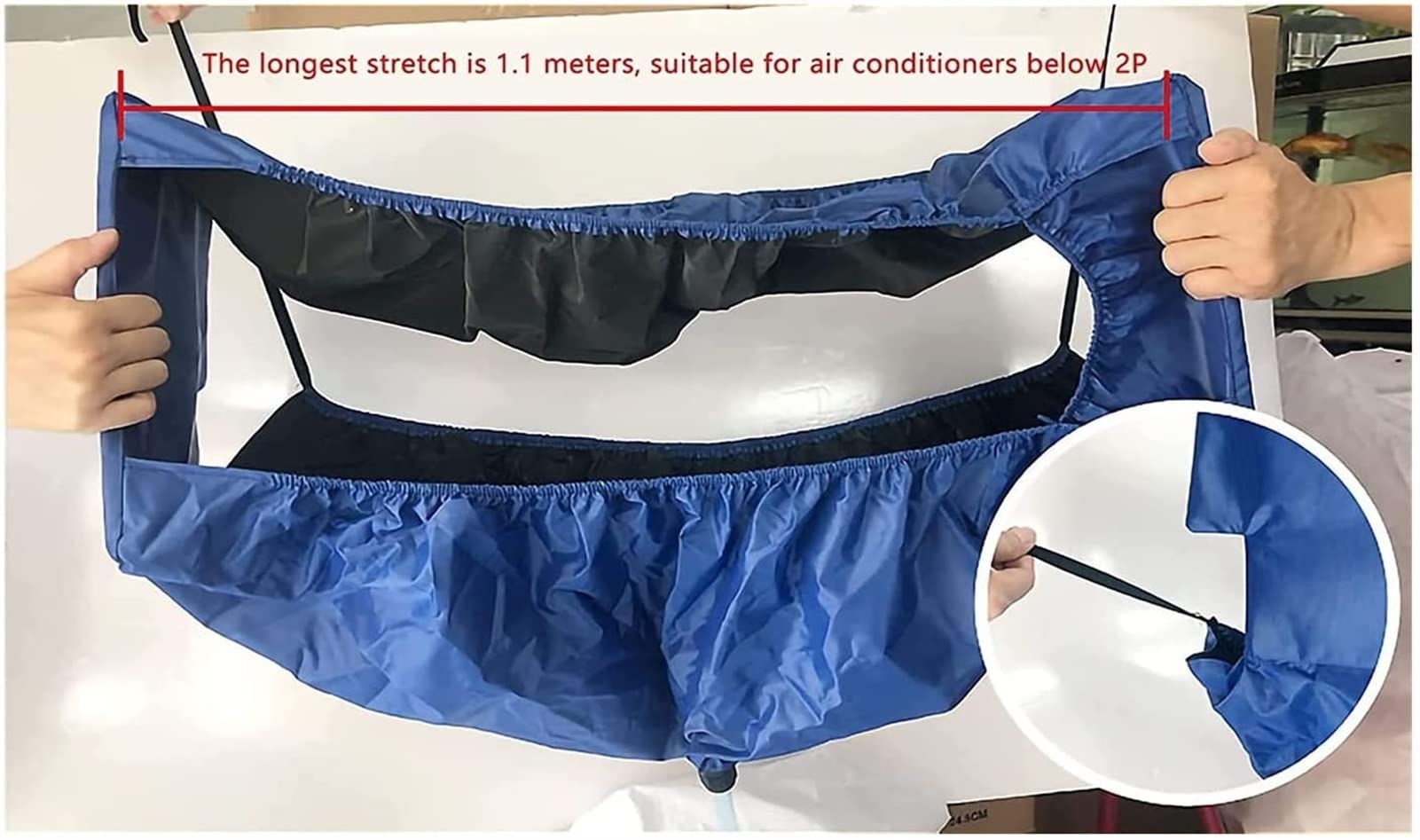 Funda Impermeable para Limpieza de Aire Acondicionado Funda para Limpieza de airara Aire Acondicionado de Pared, 1-1,5 P Funda Impermeable para Limpieza de Aire Acondicionado (tamaño: 1-2 P)