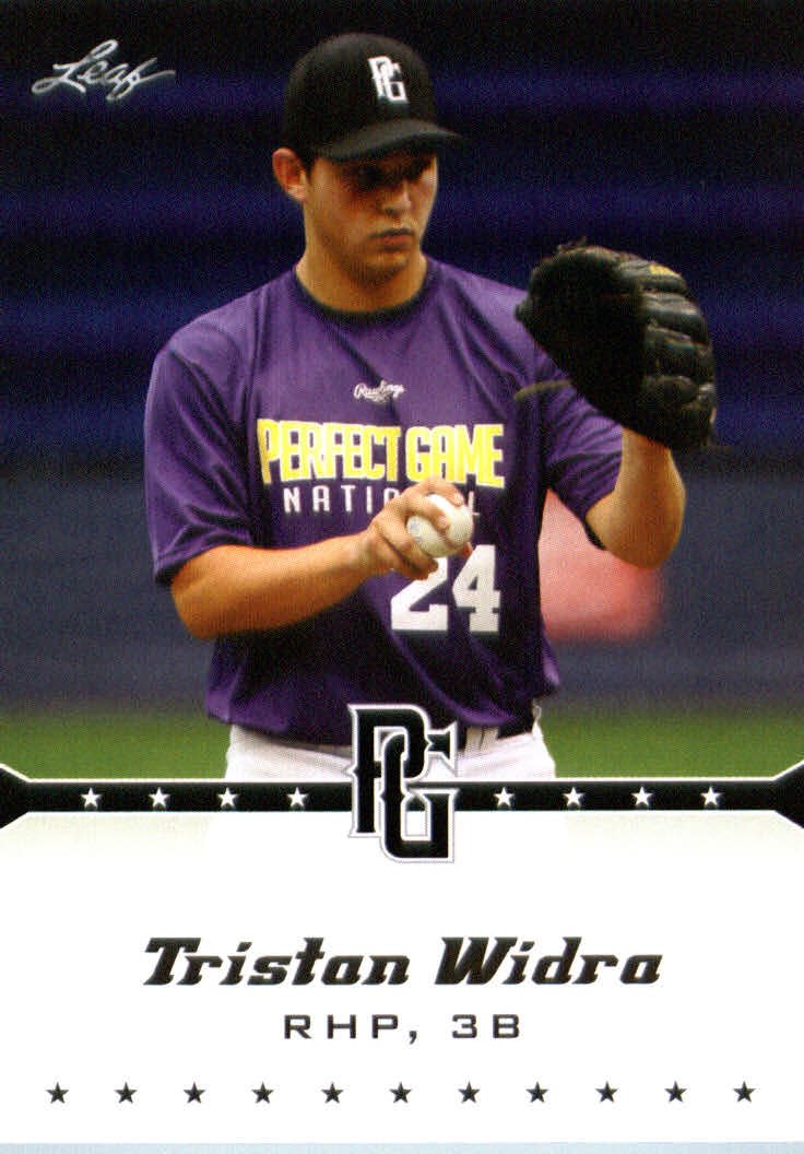 2013 Leaf Perfect Game Baseball Card #155 Tristan Widra MINT