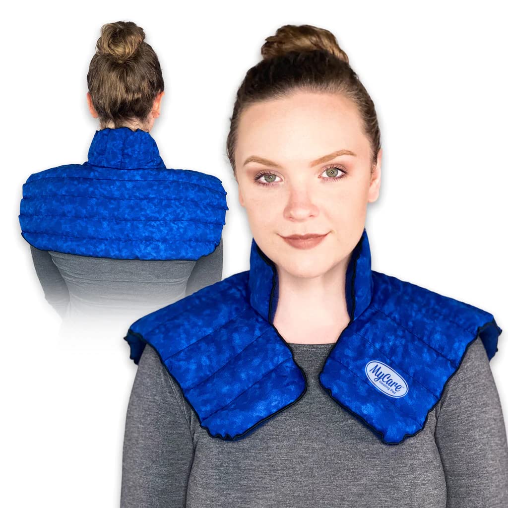 MyCare Heating Pad Microwavable Large Neck and Shoulder Wrap for
