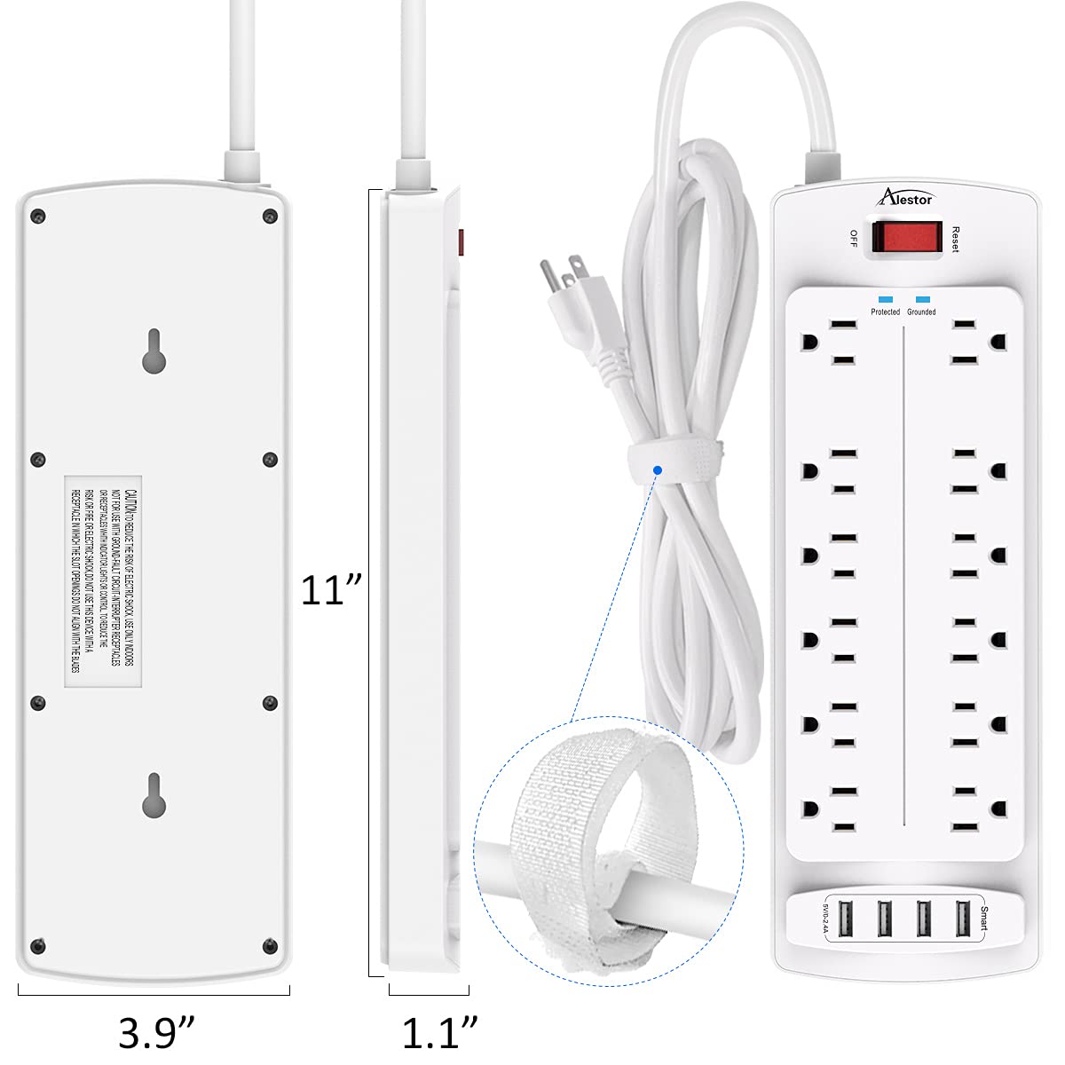 Power Strip ,ALESTOR Surge Pr...B08P5FVG8C
