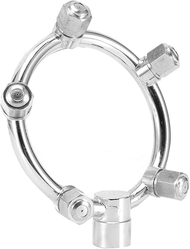 Miniatura 3 de Hztyyier Boquilla de nebulización 5 cabezas G1 4 Redonda ahorro de drogas ultra fina para atomización para circular para tuberías cónicas hembras