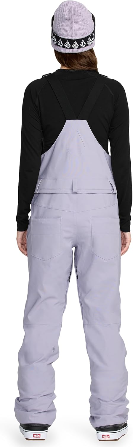 Volcom Women's Swift Snowboard Bib Overall– 15K Waterproof Stretch Slim Fit with REPREVE®