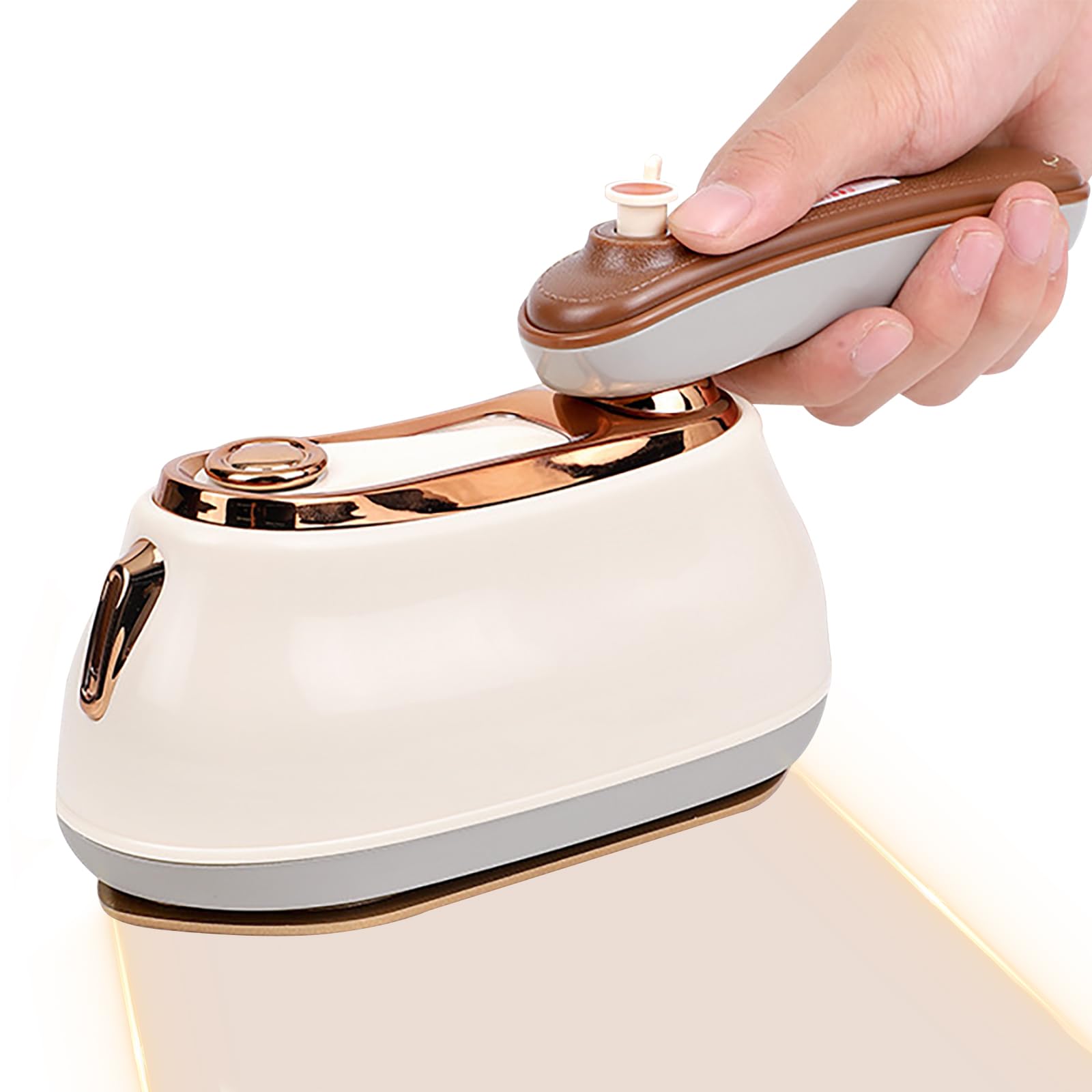 Travel Mini Steamer Iron for Clothes,Portable Steamer for Clothes,Ironing and Steaming 2 in 1,Dry and Wet Ironing, 180° Rotatable Fabric Wrinkle Remover