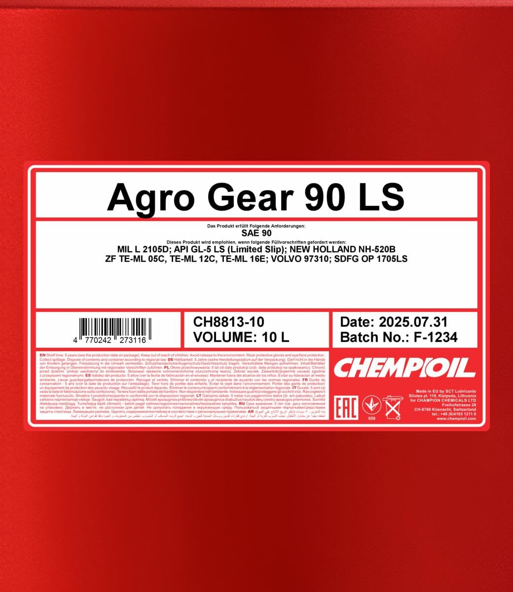 8813 AGRO Gear 90 LS 10L
