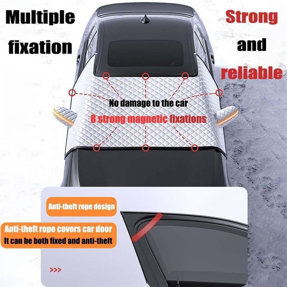 Couverture Pare-Brise Voiture pour Escort 2015-2019, Couverture Antigel Voiture Housse Pare Brise Hiver Résister La Grêle Accessoires