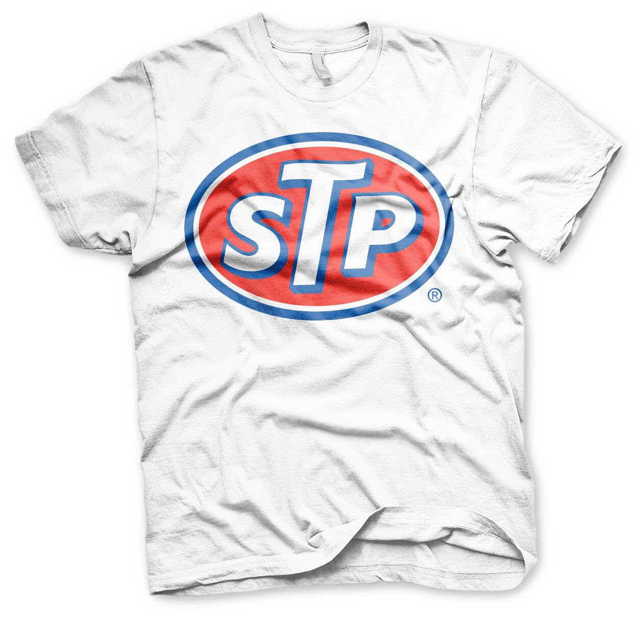 STP Officially Licensed Classic Logo Mens T-Shirt (White), XX-Large