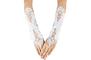 Mystical Corpse Bride Gloves: Enchanting Bridal Mittens
