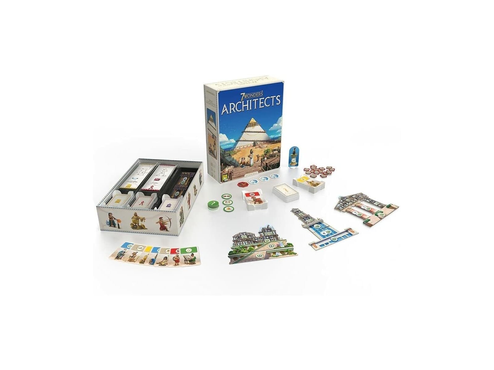 JUEGO DE MESA 7 WONDERS ARCHITECTS PEGI 8- versione spagnola
