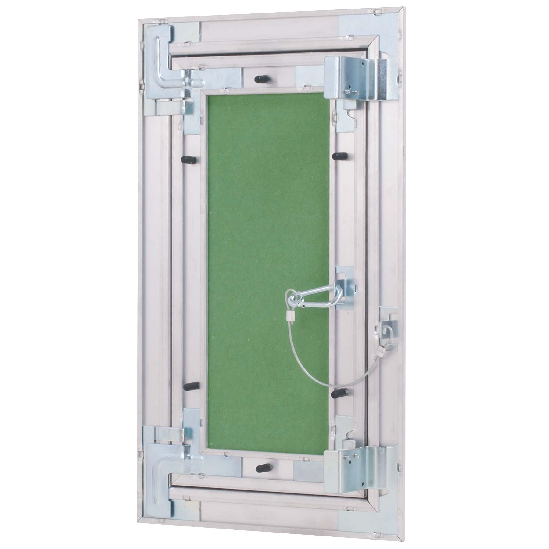 Revisionsklappe Trockenbau 150 x 300 mm – Revisionstür - Wartungsklappe mit 25 mm imprägnierter GK-Einlage und Druckverschluss – aus korrosionsbeständigem Aluminium – befliesbar – MW multi werkzeug
