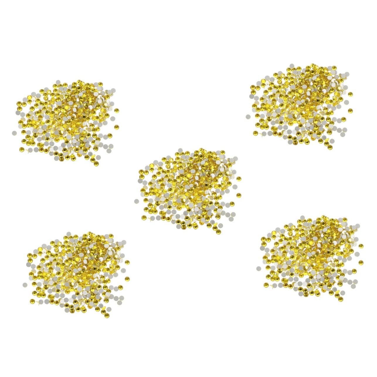 14400pezzi Gemme Per Unghie Strass Piatto Per Decorazioni Unghie Kit Accessori Nail Art e Brillanti Facile Applicazione Per Creazioni Artistiche