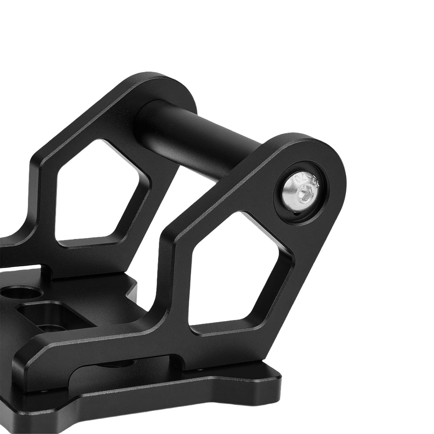 Soporte GPS Moto para CFMOTO 450MT, Soporte Navegación Moto para CFMOTO 450 MT MT450 Ibex 450 2024-2025 ADV Negro-12MM