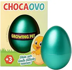 Brinquedo Choca Ovo Colorido de Pintinho Supresa, Ovo Surpresa Quebra na Água, Cores Sortidas, 01 Unidade