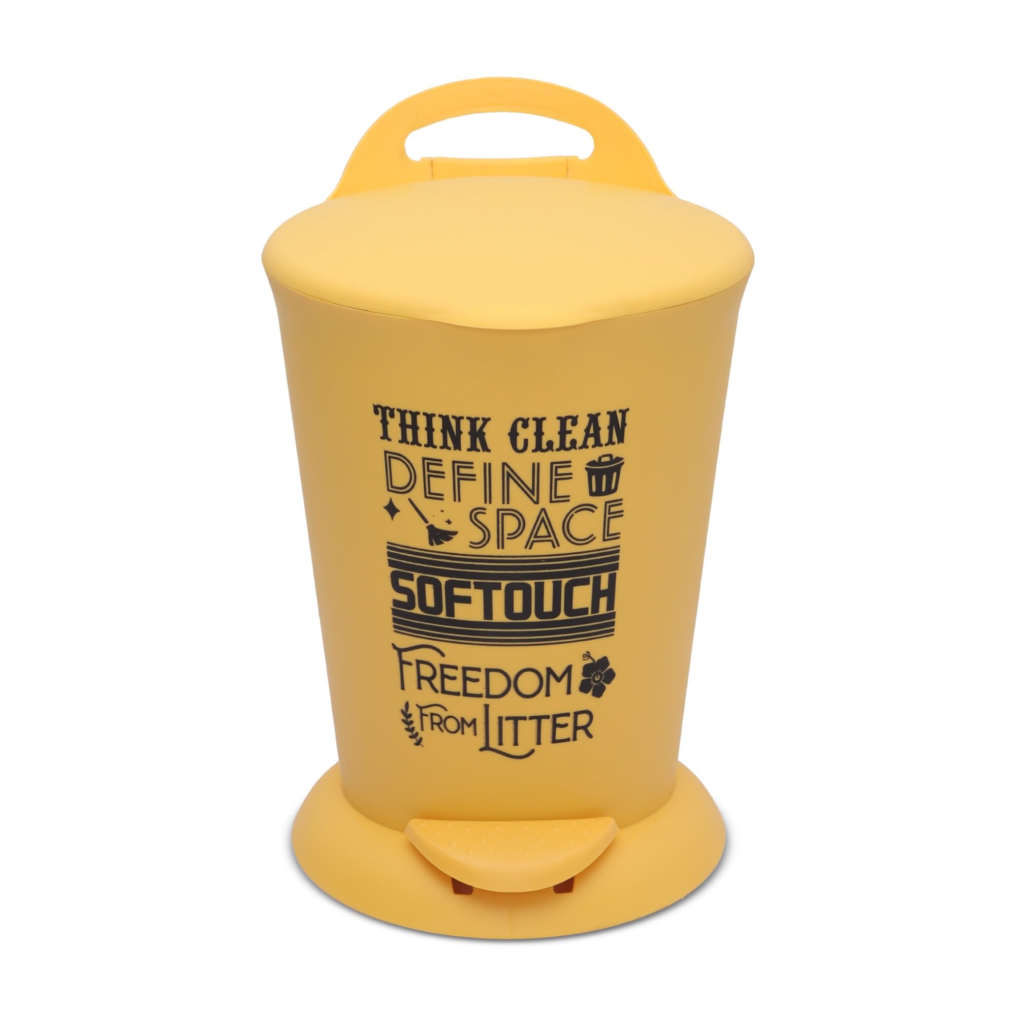 JAYPEE BITS BIN Pedal Bin with Plastic Bucket And Lid | Garbage Bin Trash Can Pedal Waste Bin |Round Shape Dustbin For Home, Kitchen, Bathroom, Office, 4 Litre, Yellow (B0CZHSQSXN) Amazon Price History, Amazon Price Tracker