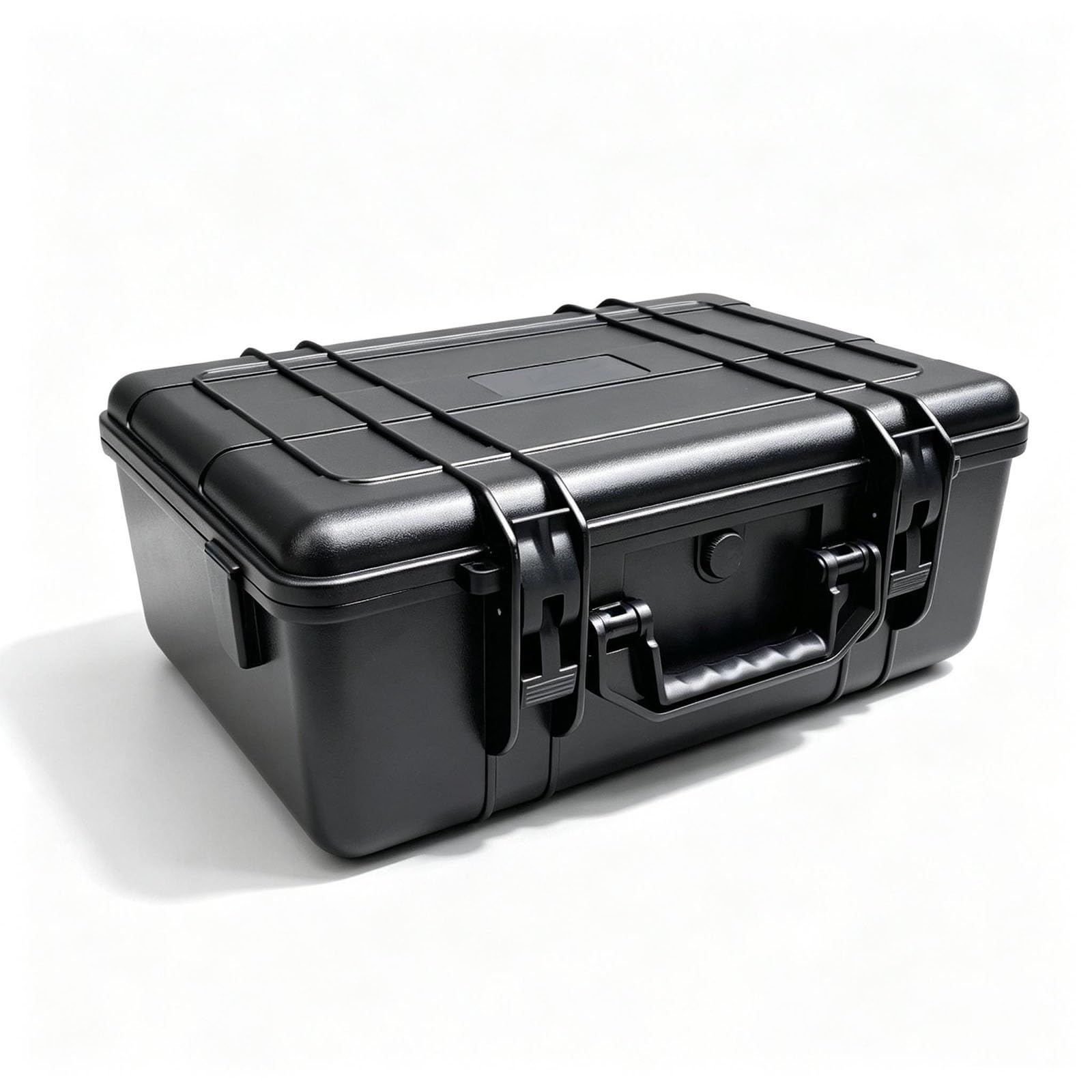 Custodia robusta e resistente per 10 dispositivi walkie-talkie | Organizer da trasporto con scocca rigida in plastica ABS, Custodia protett(Black)