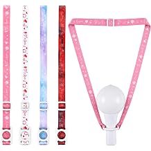 4 Pcs Kpop Adjustable Lightstick Lanyards Lightstick Holder Strap