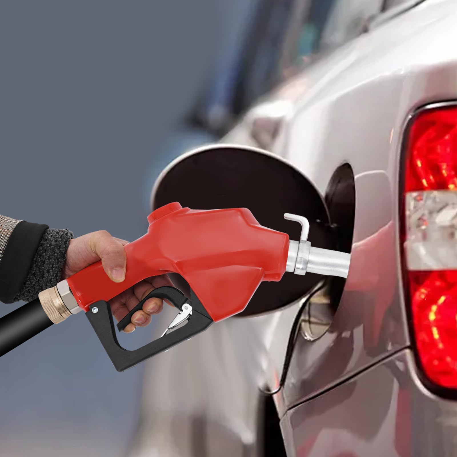 Pistolet de distribution en aluminium avec arrêt automatique, buse de carburant automatique, raccord 1", débit : 85,2 l/min, 104,7 l/min, 118 l/2 min