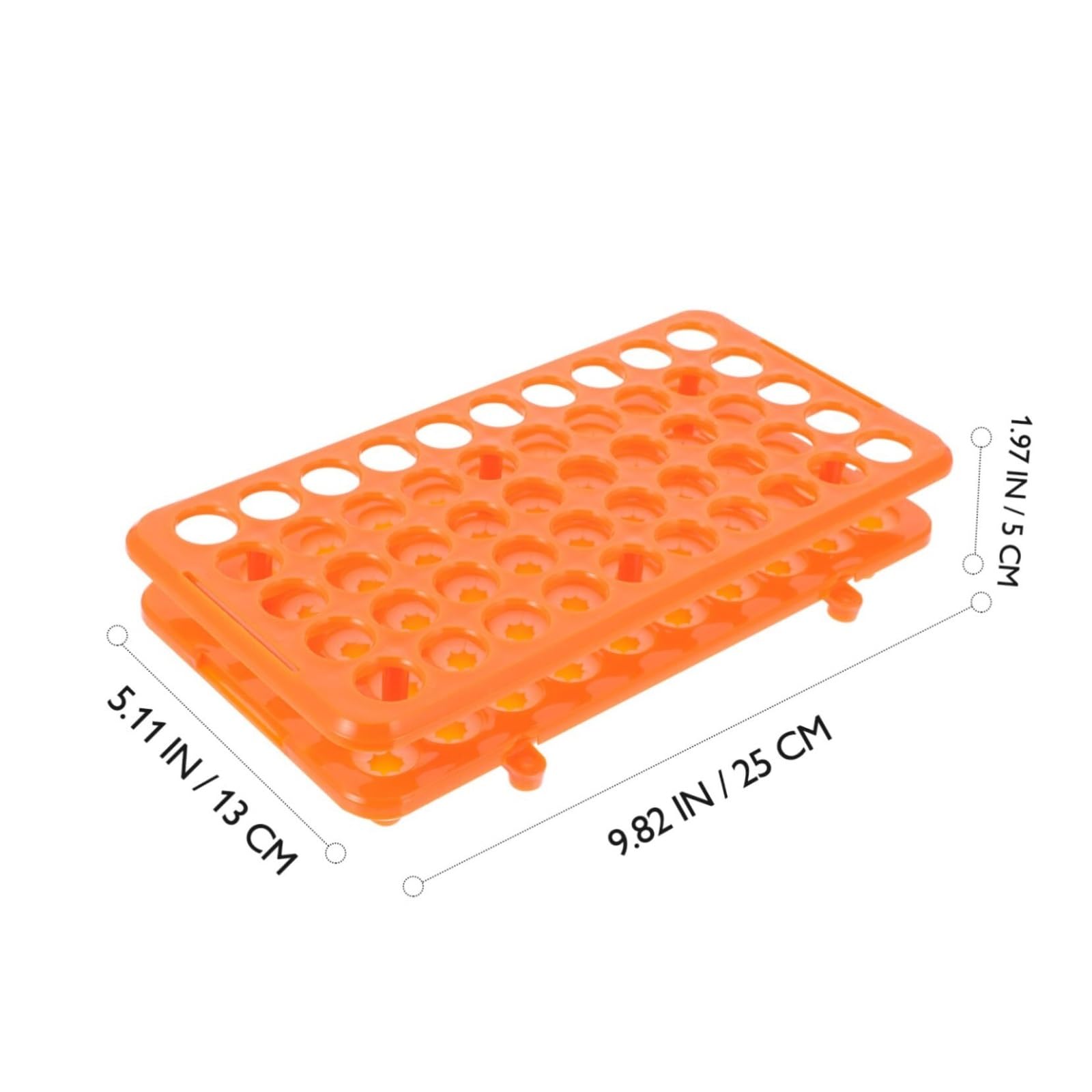 Experimentos Científicos Soporte For Tubos De Ensayo 50 Pocillos con Almohadilla Silicona For Laboratorio Laboratorio De Química