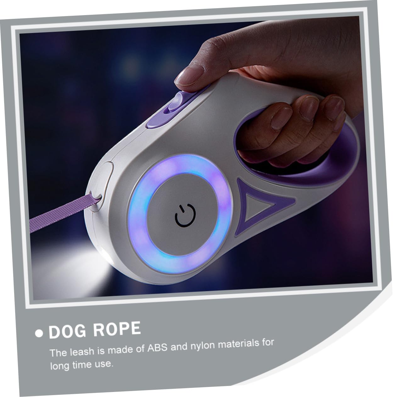 BESPORTBLE guinzaglio per animali domestici addestramento del cane leggero Guinzaglio retrattile riflettente per cani guinzagli allungabili guinzaglio regolabile corda da trazione per cani