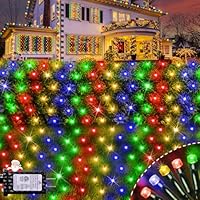 6.9ft x 5.4ft 200 LED Waterproof Mesh Christmas Net Lights (Various) only .97: eDeal Info