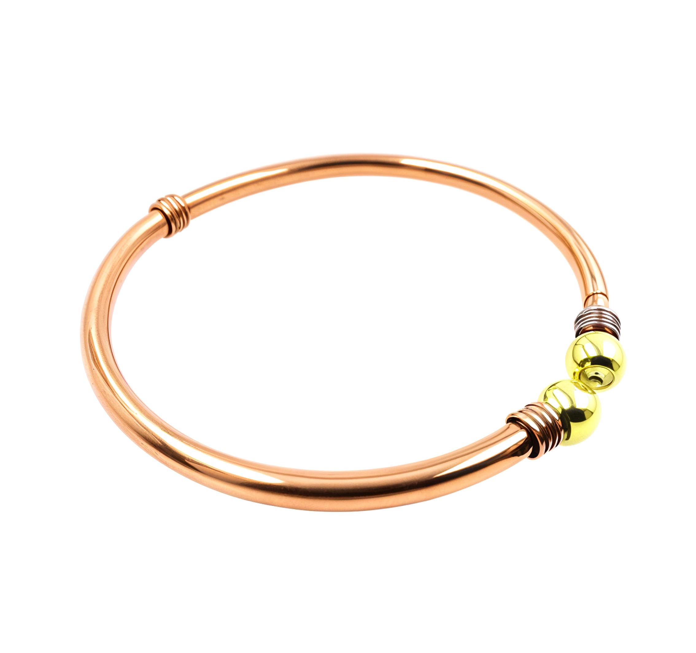 SHINDE EXPORTS adjustable pure copper leg anklet bracelet kada for men and women indian jewelry