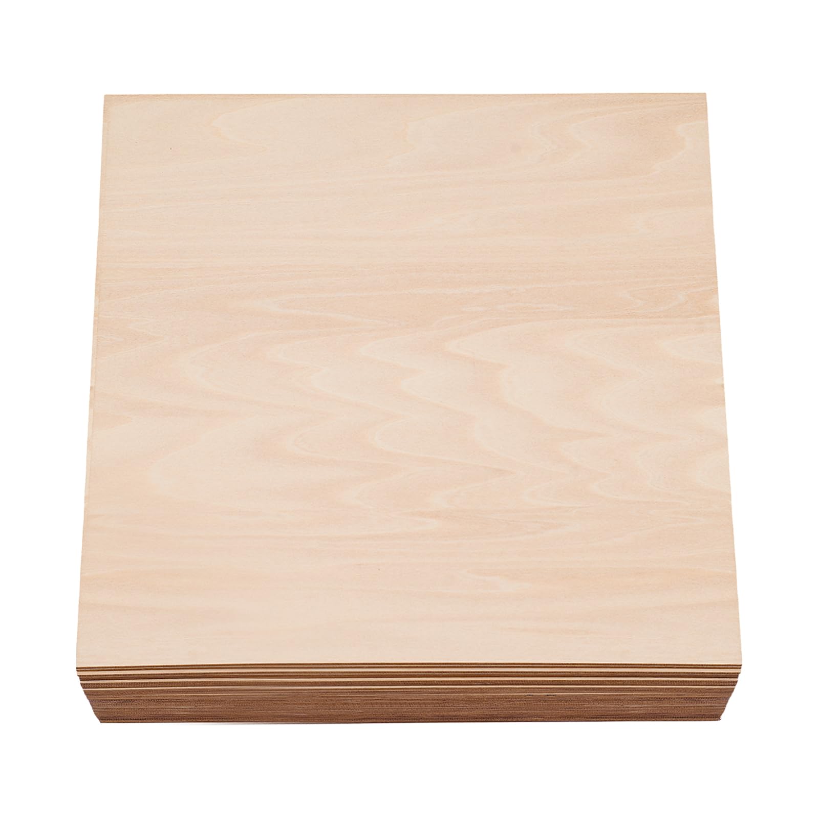 WooDerson 30 sztuk arkuszy sklejki Basswood, deska do dekoracji domu, 300 mm x 300 mm x 3 mm, do majsterkowania, rzemiosła, hobby, modelarstwa, cięcia laserowego