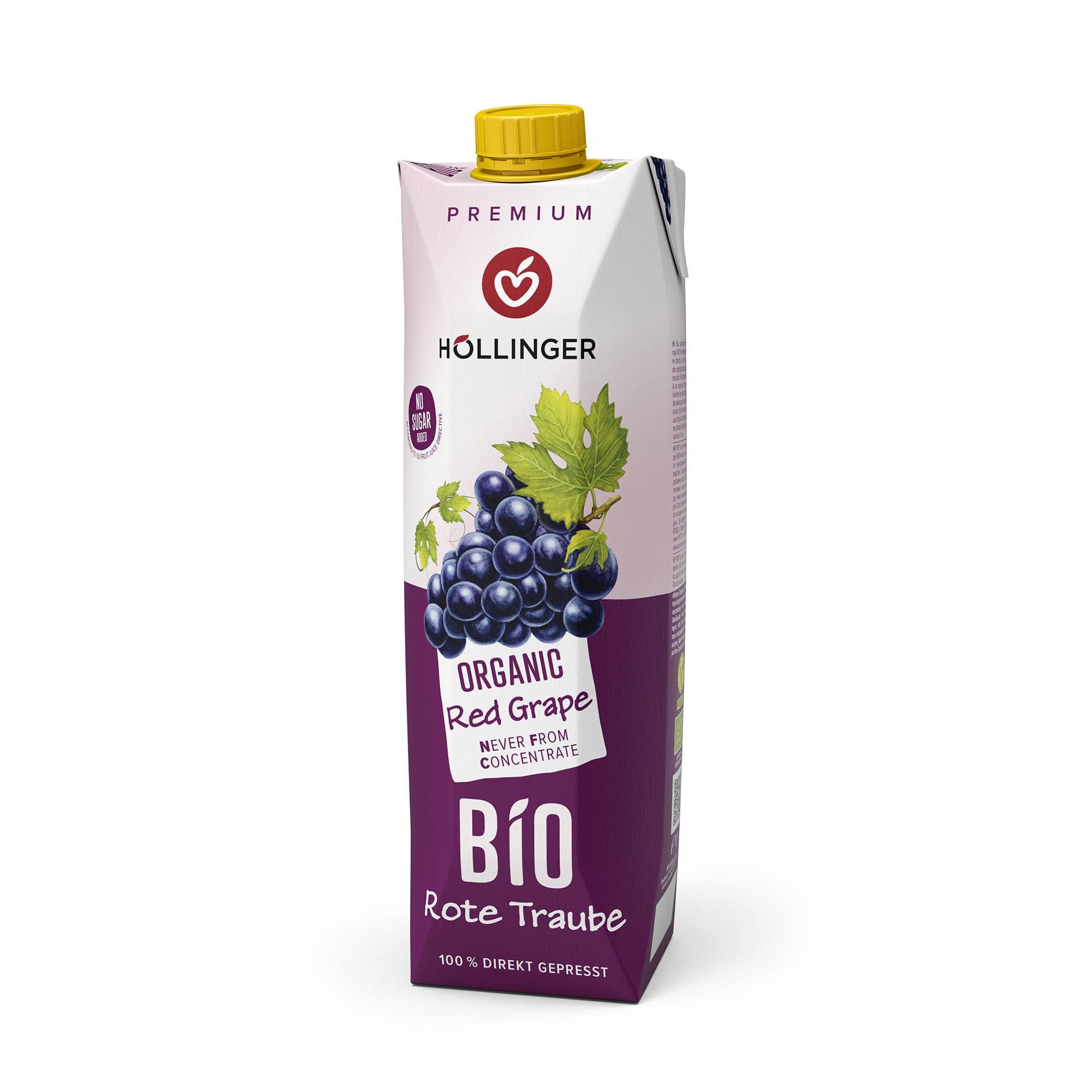 Hollinger Organic Grape Juice Directly Pressed 1 Liter