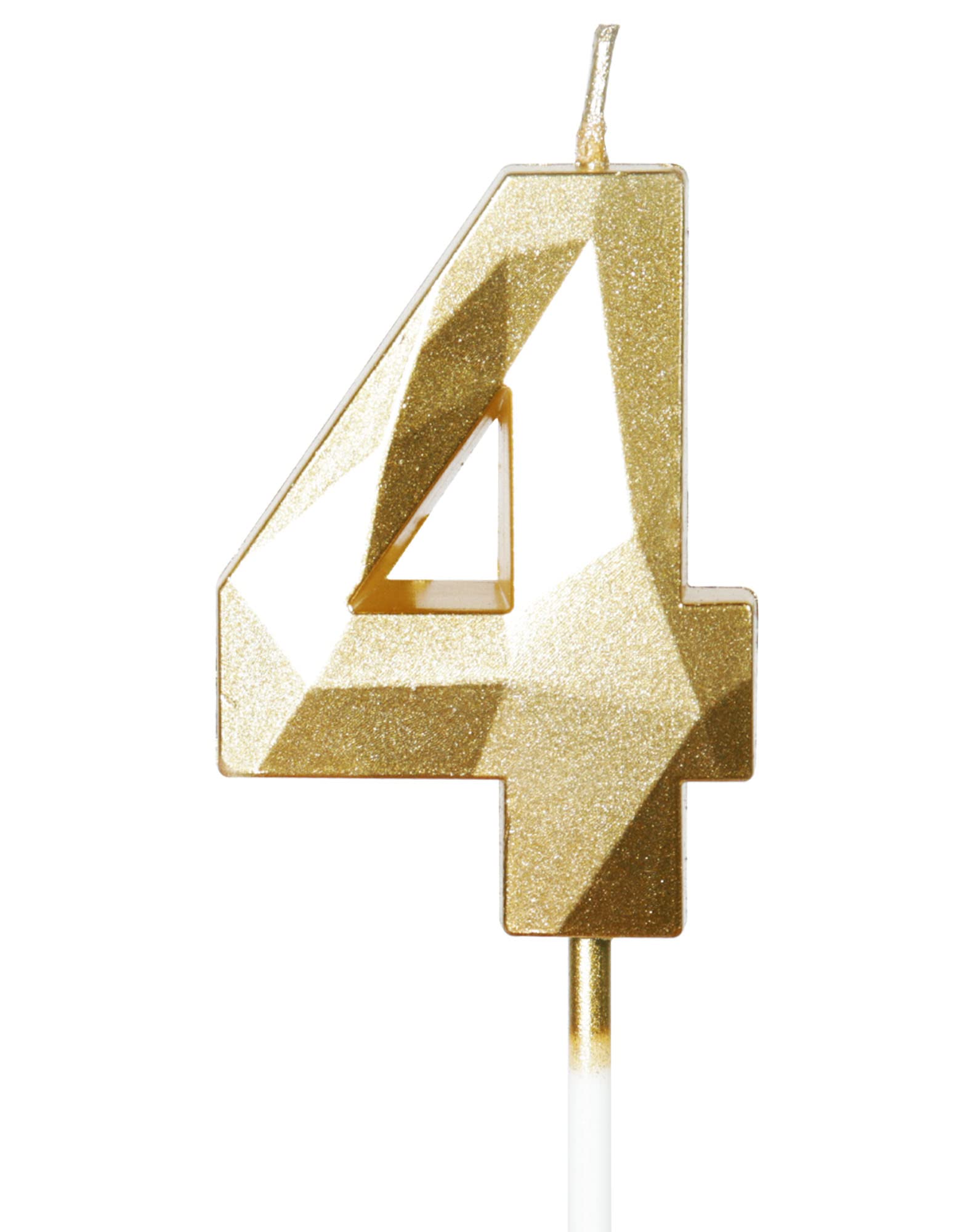Yiran 50th Birthday Candles, Gold Number 50 Happy Birthday Candles, Cake Topper Decorations for Birthday Party, Wedding Anniversary Celebration Supply — view 228