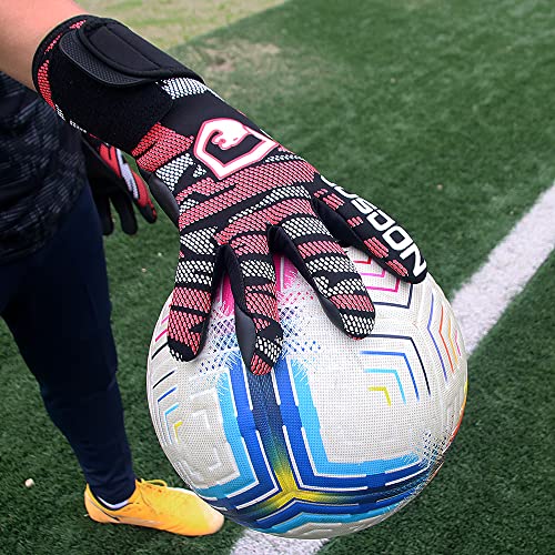 Lengmen Professional Football Goalkeeper Gloves 3Mm Latex Elite Soccer Goalkeeper Gloves Maximum Grip Adult Youth #TOP4