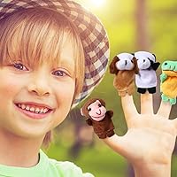 Vista 6 de ThinkMax 24 huevos de Pascua rellenos con marionetas de dedo para rellenar cestas de Pascua, búsqueda de huevos de Pascua, recuerdo de fiesta