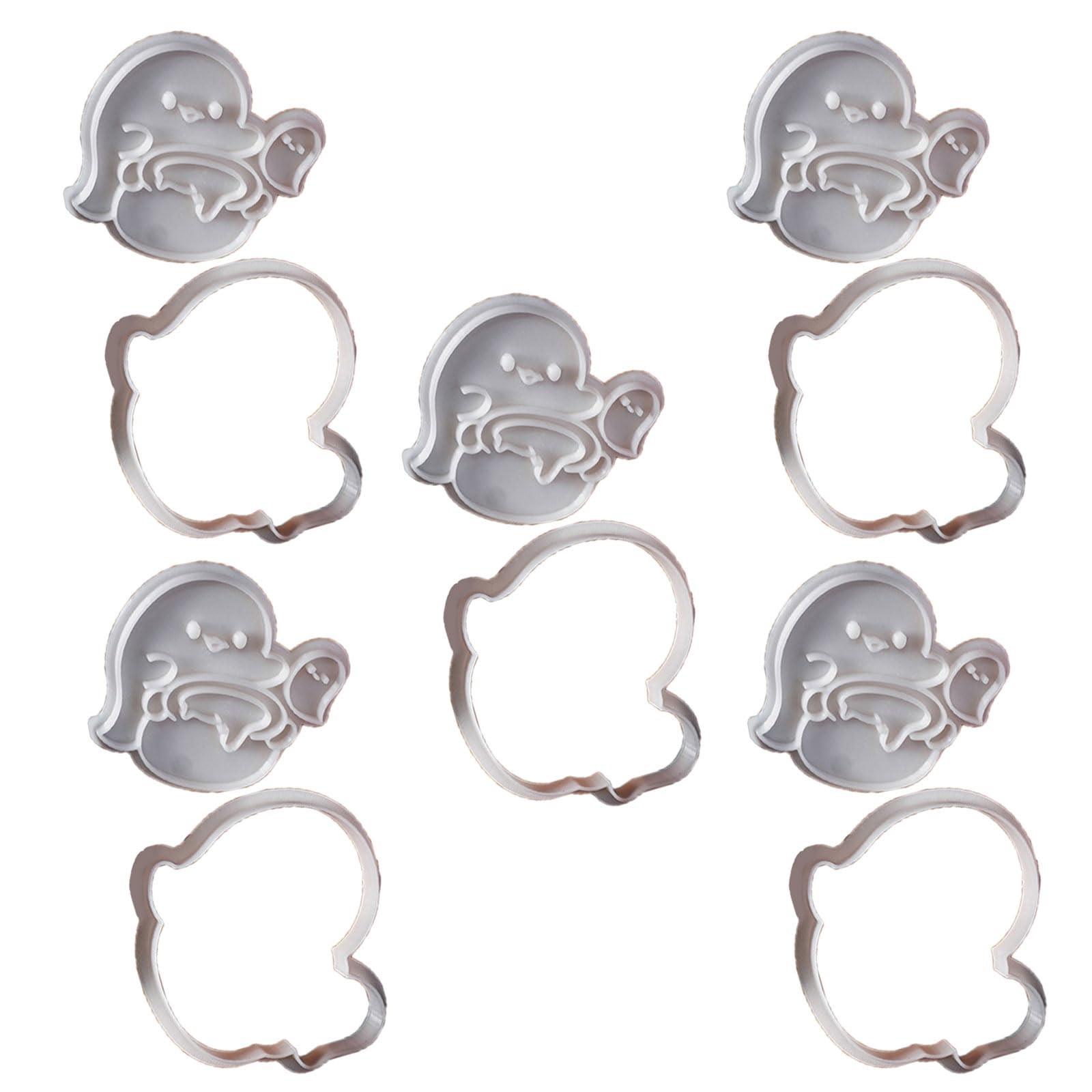Buxuaaaa B Uxuaaaa 5Pcs Plastomer Iscuits Mold Cookie Stamp Halloween Specter Iscuits Cutter Fondant Cake Mold Kitchens Pastries Aking Tool Plastomer Iscuit Easy To Cleans Aking Tool