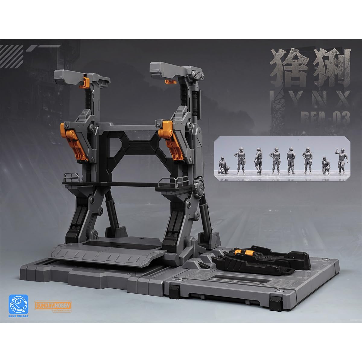 HiPlay Mingjiang Legend Blue Whale Series REA-03 Lynx 1/100 Scala Kit Modello da Montare
