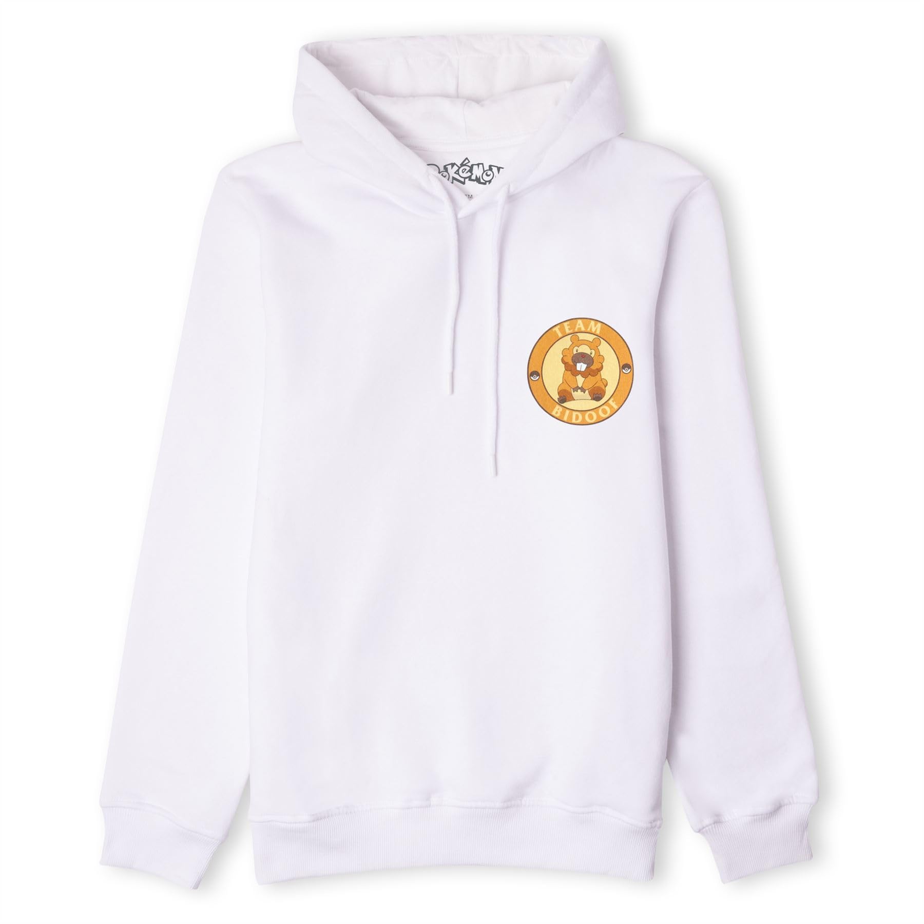Zavvi Unisex White Official Pokémon Team Bidoof Hoodie - S