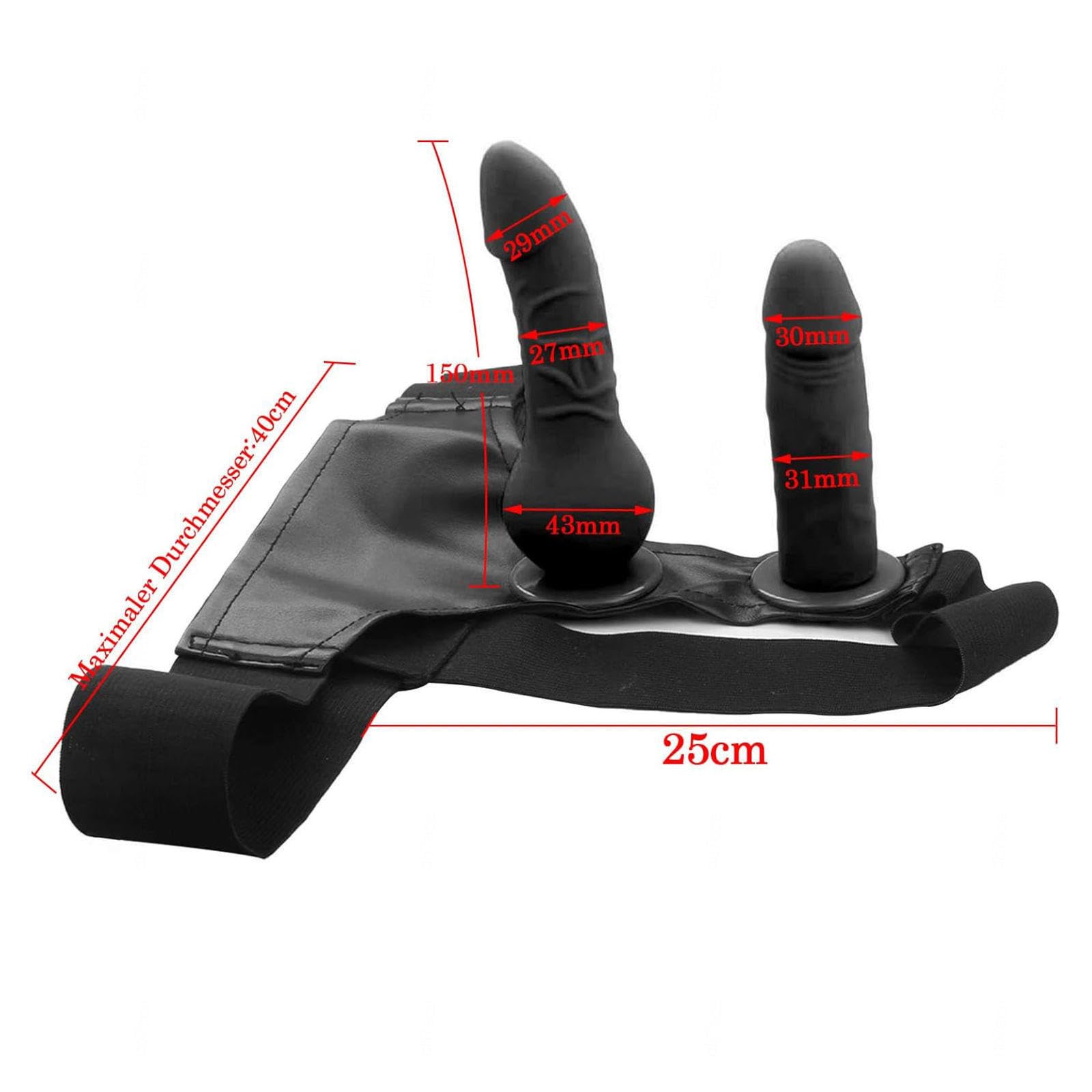 Cabeza Doble de Silicona Cintura Ajustable para Todos,#4