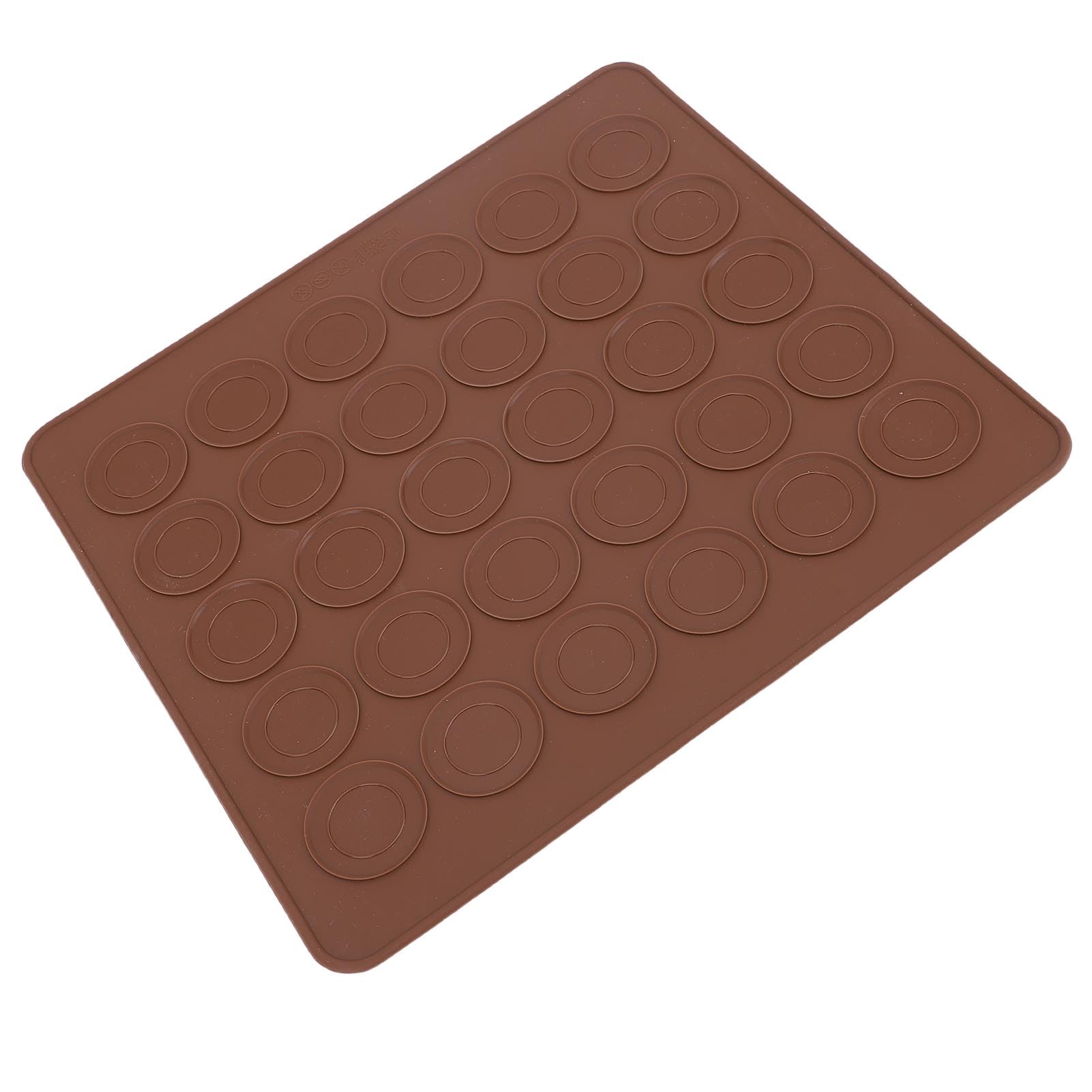 Mat macaron en silicone grande capacité à pâtisserie sans bâton 10 feuilles de boulangerie de macaron ronde pour la cuisson de macaron familiale