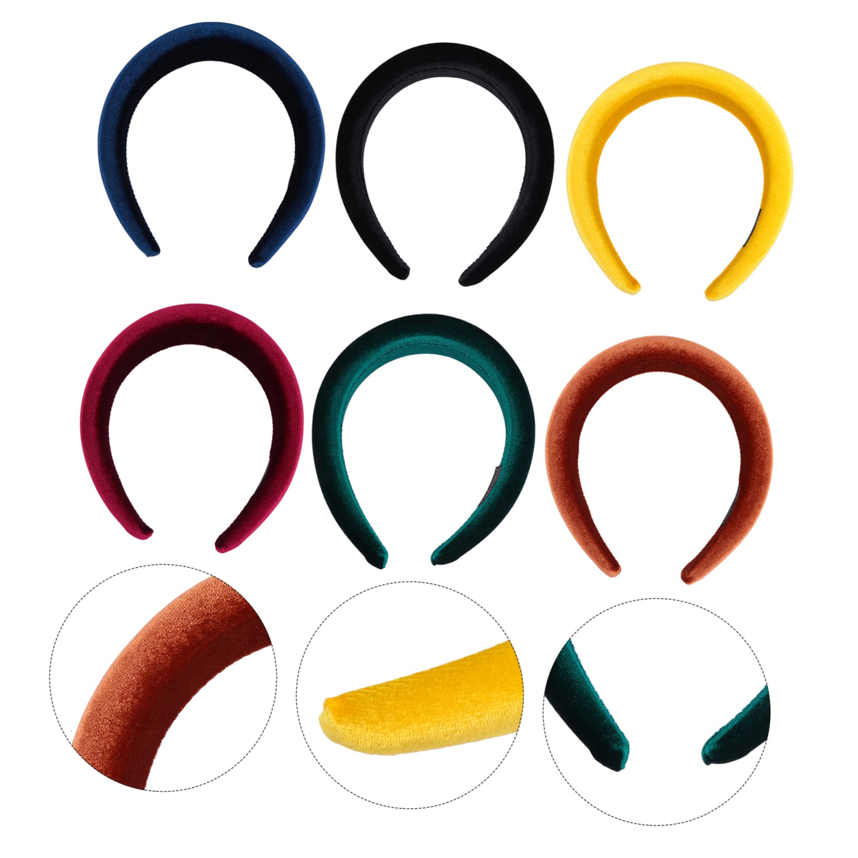 minkissy 12pièces Bandeaux Épais Pour Femmes Accessoires De Cheveux Hiver Confortable Et Élégante