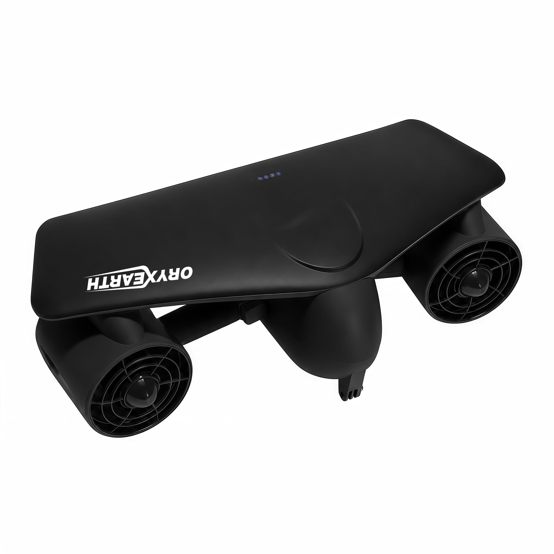 Oryxearth Doble Motor Scooter Submarino, 50 m, profundidad, 2 velocidades ajustables, soporte para cámara de acción, alerta de batería baja, scooter marino impermeable con seguridad infantil para