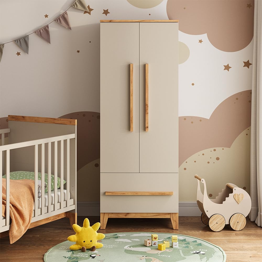 VitaliSpa Armadio per bambini Malia 70 x 186.8 cm Cashmere Artigianale