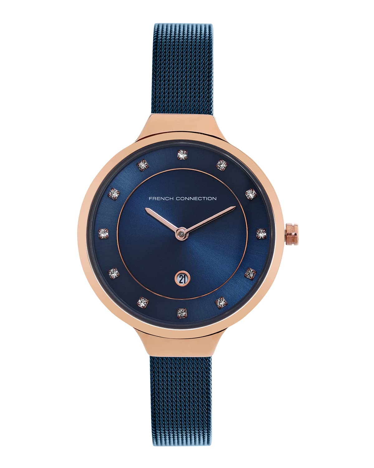 French Connection Spring-Summer 2021 Analog Blue Dial Womens Watch-FCP23URGM (B0987S3PSJ) Amazon Price History, Amazon Price Tracker