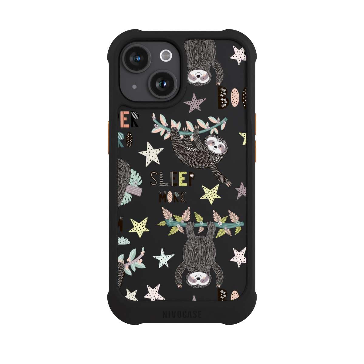 Custodia per Apple iPhone 15 Bradipo Trasparente Stella