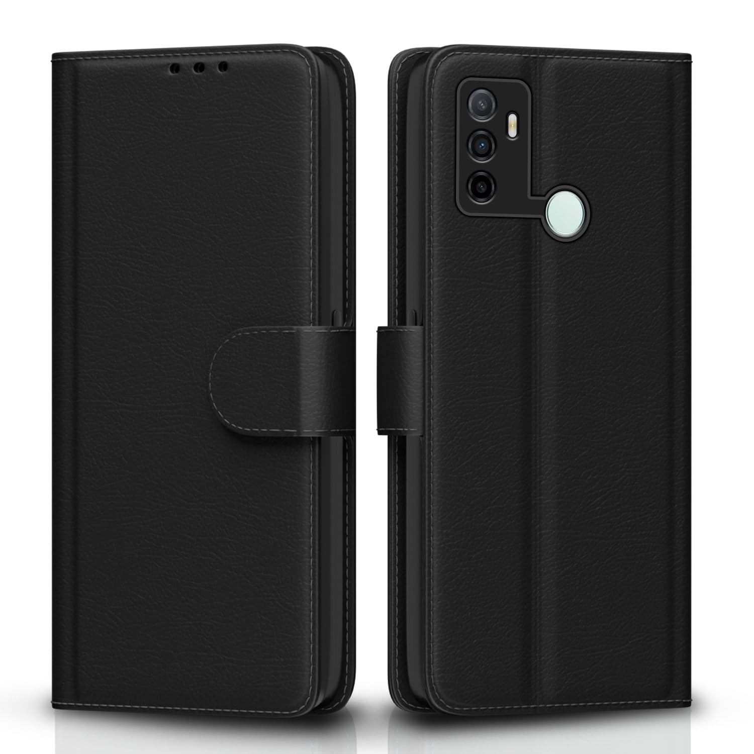 Oppo A53 Leather Flip Case - Wallet Stand & Protection -14 Oppo A53 Leather Flip Case - Wallet Stand & Protection -14